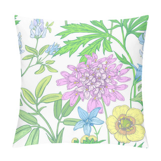 Personality  Seamless Vector Floral Pattern. Pillow Covers