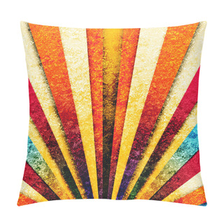 Personality  Background With Colored Stripes Pillow Covers