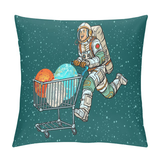 Personality  Shopping Cart Trolley Sale Pillow Covers