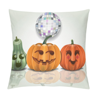 Personality  Halloween Partying Pumpkins Pillow Covers