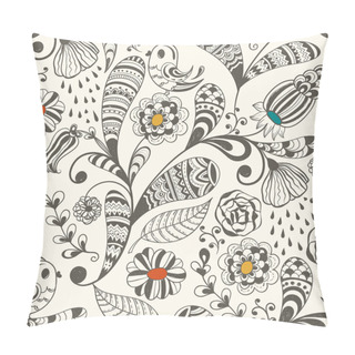 Personality  Spring Vector Seamless Wallpaper Pattern Pillow Covers