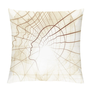 Personality  Propagation Of Soul Geometry Pillow Covers