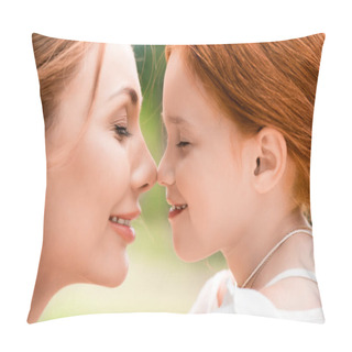 Personality  Beautiful Happy Mother And Daughter  Pillow Covers