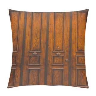 Personality  Wooden Doors Pillow Covers