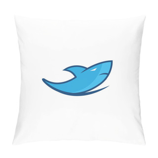 Personality  Hunter Blue Shark Icon Pillow Covers