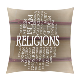Personality  Religions Word Cloud Pillow Covers