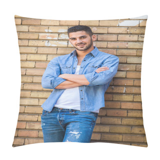 Personality  Handsome Cool Man Outdoor Pillow Covers