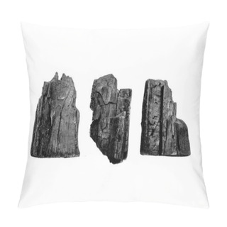 Personality  Natural Fire Ashes With Dark Black Coals Pillow Covers