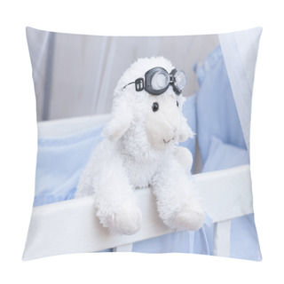 Personality  Children's Room. Soft Toy Sheep In The Nursery. Pillow Covers