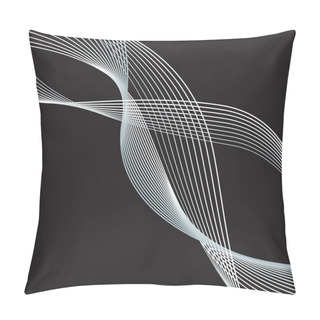 Personality  Smooth White Lines.Vector Illustration Pillow Covers