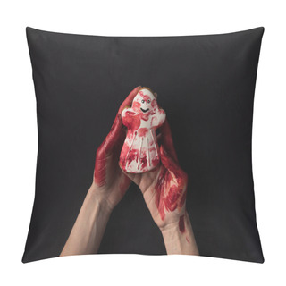 Personality  Hands Holding Halloween Cookie Pillow Covers