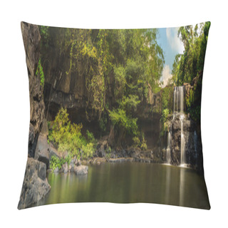 Personality  Beautiful Panorama Of Waterfalls In Deep Forest ,Thailand Pillow Covers