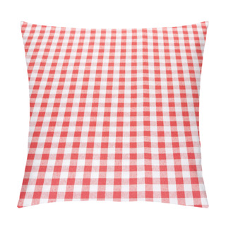 Personality  Tablecloth Red And White Background In Perspective Pillow Covers