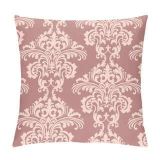 Personality  Vintage Vector Rococo Floral Ornament Damask Pattern Pillow Covers