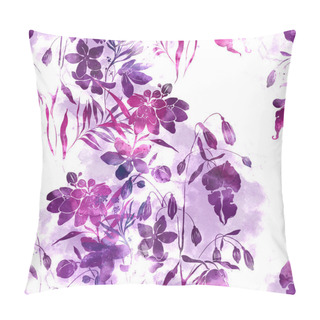 Personality  Rural Herbs Seamless Pattern Pillow Covers