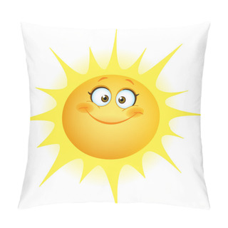 Personality  Cute Sun Pillow Covers