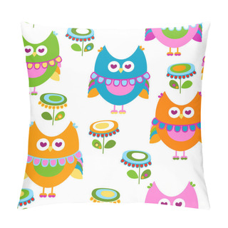 Personality  Owls Pattern Pillow Covers