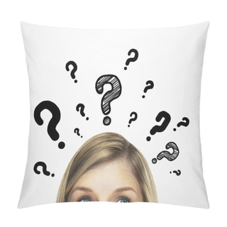 Personality  Thinking Women Pillow Covers