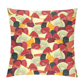 Personality  Seamless Fruits Texture Pillow Covers