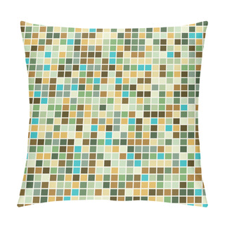 Personality  Mosaic Tiles Texture Background Pillow Covers