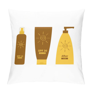 Personality  Tube Of Sunscreen Suntan Oil Cream   Pillow Covers