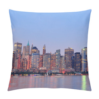 Personality  New York City Manhattan Downtown Skyline Pillow Covers