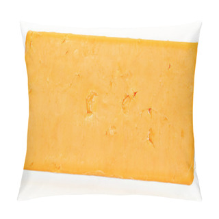 Personality  Top View Block Of Cheddar Cheese Pillow Covers