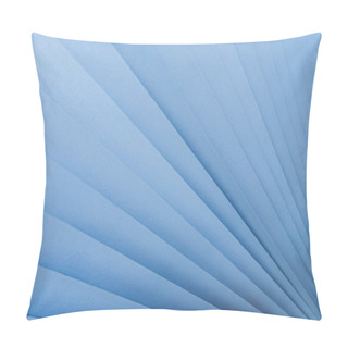 Personality  Abstract Striped Background. Paper Texture. Blue Colored Pillow Covers