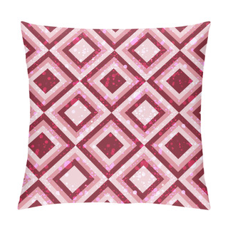 Personality  Abstract Geometric Background. Vector Illustration  Pillow Covers