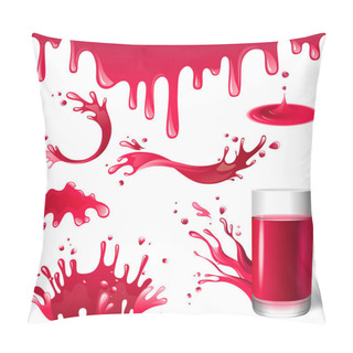 Personality  Juice Splashes Pillow Covers