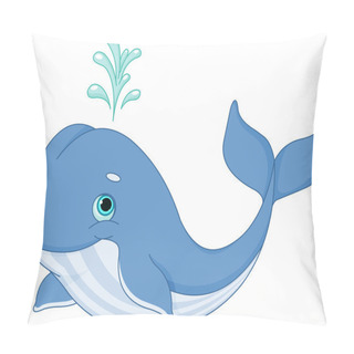 Personality  Whale Cartoon Pillow Covers
