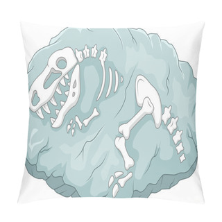 Personality  Cartoon Tyrannosaurus Rex Fossil Pillow Covers