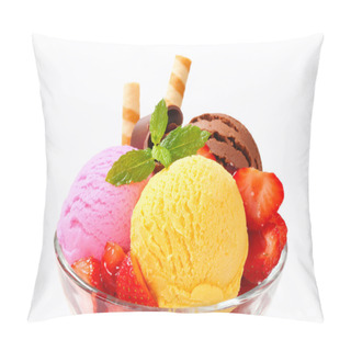 Personality  Ice Cream Sundae Pillow Covers