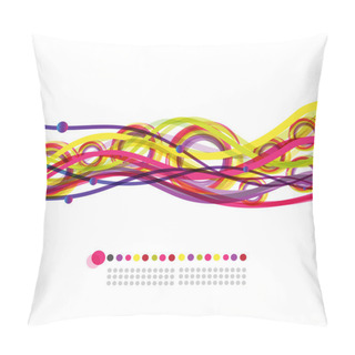 Personality  Brush And Ring Waves. Pillow Covers