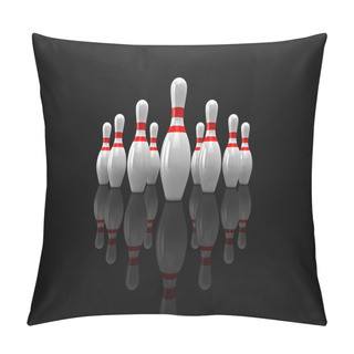 Personality  Bowling Pins Pillow Covers