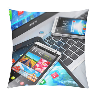 Personality  Modern Mobile Devices Pillow Covers