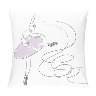 Personality  Ballerina Pillow Covers