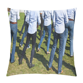Personality  Western Line Dancers Outdoor Pillow Covers