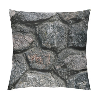 Personality  Full Frame Image Of Stone Wall Background Pillow Covers