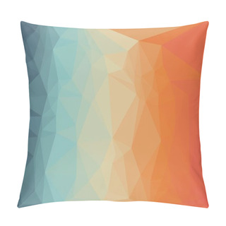 Personality  Colorful Geometric Background With Mosaic Design Pillow Covers