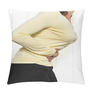 Personality  Woman With Abdominal Pain Work Pillow Covers