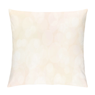 Personality  Abstract Background With Bokeh. Soft Light Defocused Spots. Pillow Covers
