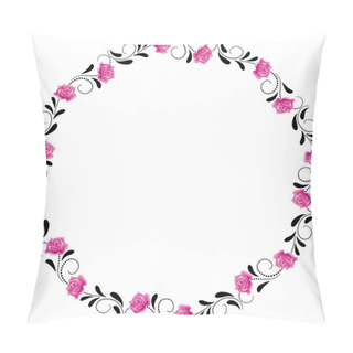 Personality  Decorative Round Frame Pillow Covers