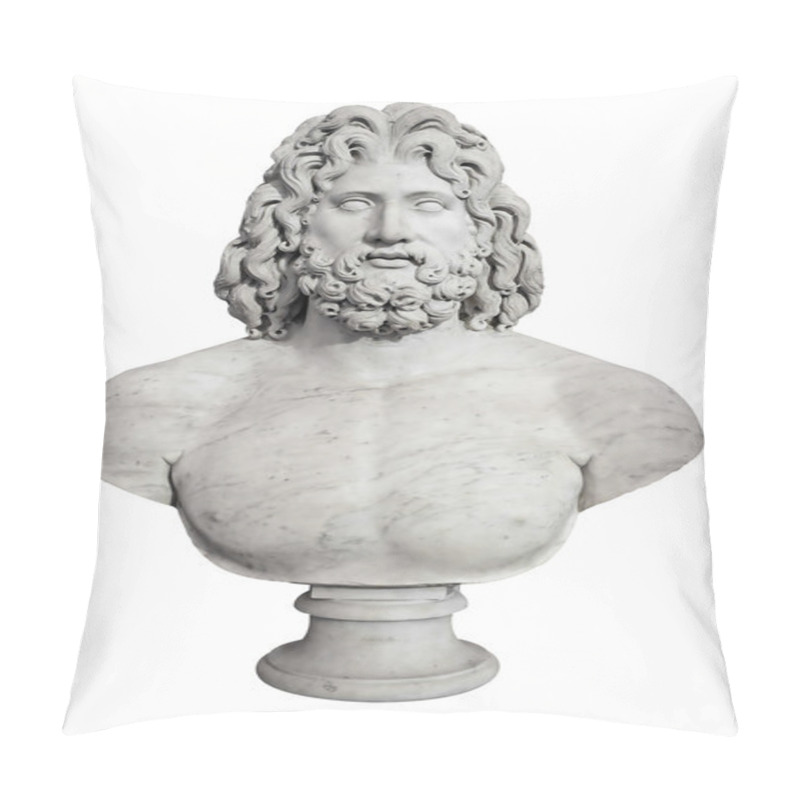 Personality  Ancient Bust Of The Greek God Zeus Pillow Covers