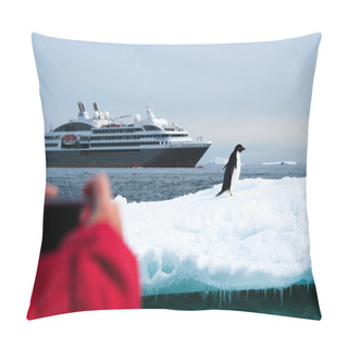 Personality  White Iceberg In Antarctica Pillow Covers