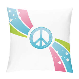 Personality  Peace Background Pillow Covers