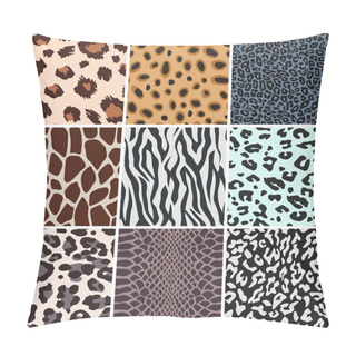 Personality  Seamless Animal Skin Watch Pillow Covers