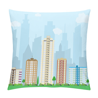 Personality  Modern City View. Pillow Covers