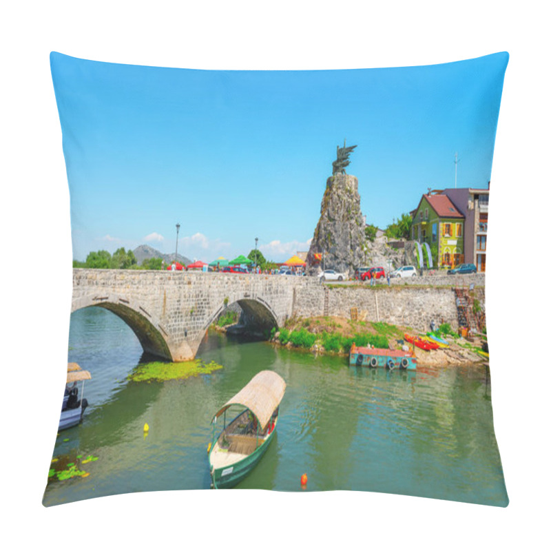 Personality  Stone Bridge In Virpazar Pillow Covers