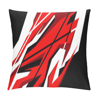 Personality  Side Body Graphic Sticker. Abstract Racing Design Concept. Car Decal Wrap Design For Motorcycle, Boat, Truck, Car, Boat And More. Pillow Covers
